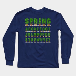 Spring Alphabet Long Sleeve T-Shirt